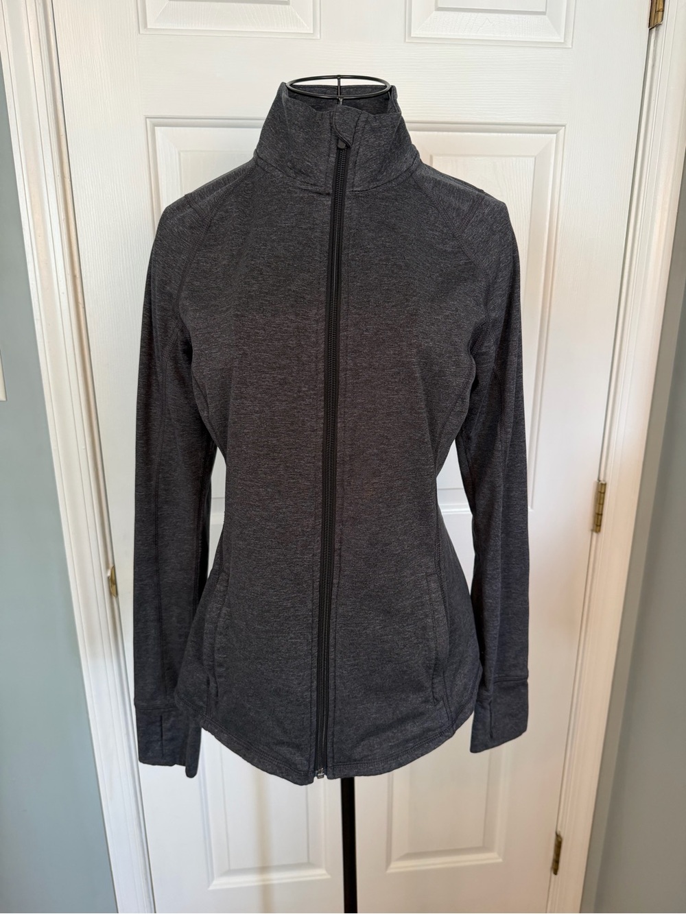 Old Navy Charcoal Full-Zip Utility Jacket
